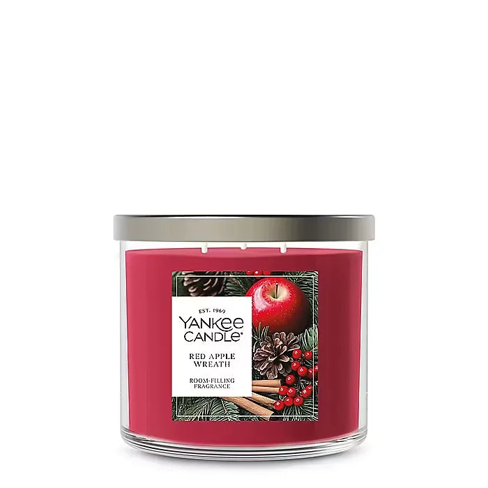 Red Apple Wreath Original Large Jar Candle
