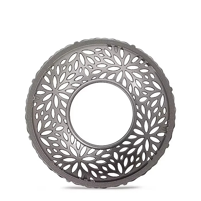 Sheridan Collection Bronze Floral Illuma-Lid® Jar Candle Topper