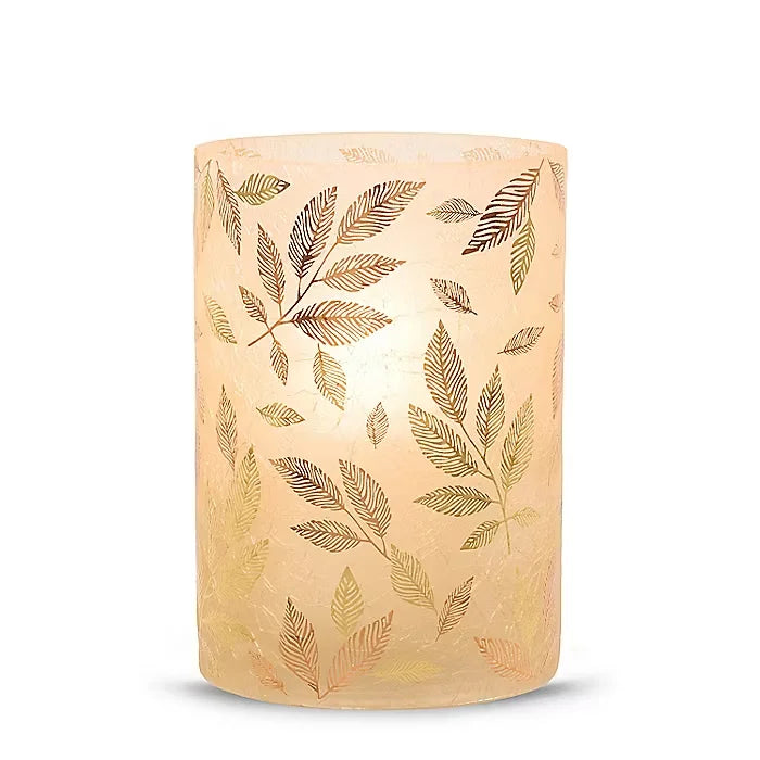 Caged Gold Jar Candle Holder