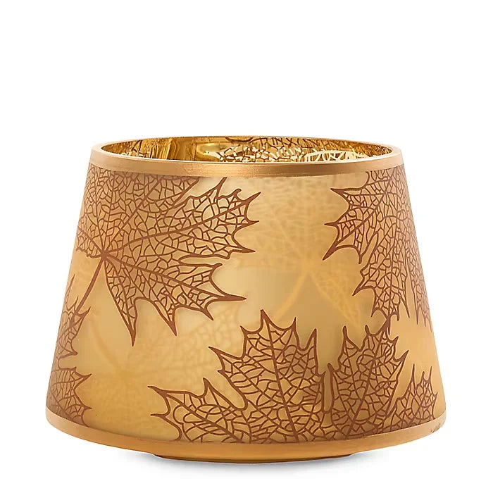 Roselle Etched Jar Candle Shade