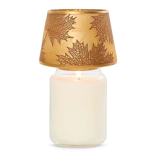 Gold Blossom Jar Candle Shade