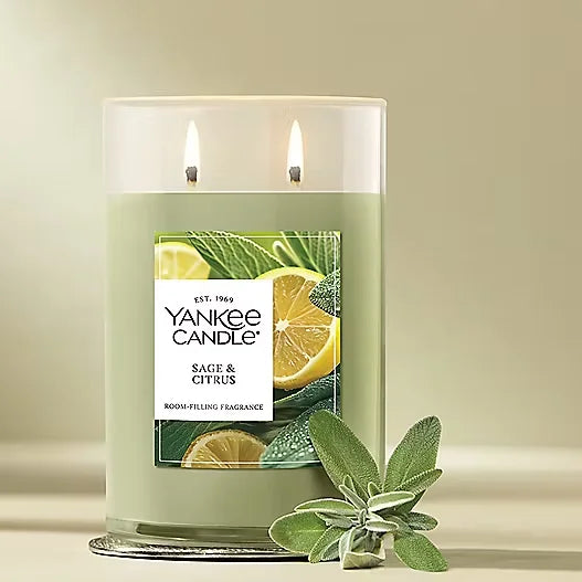 Amber Linen Original Large Jar Candle