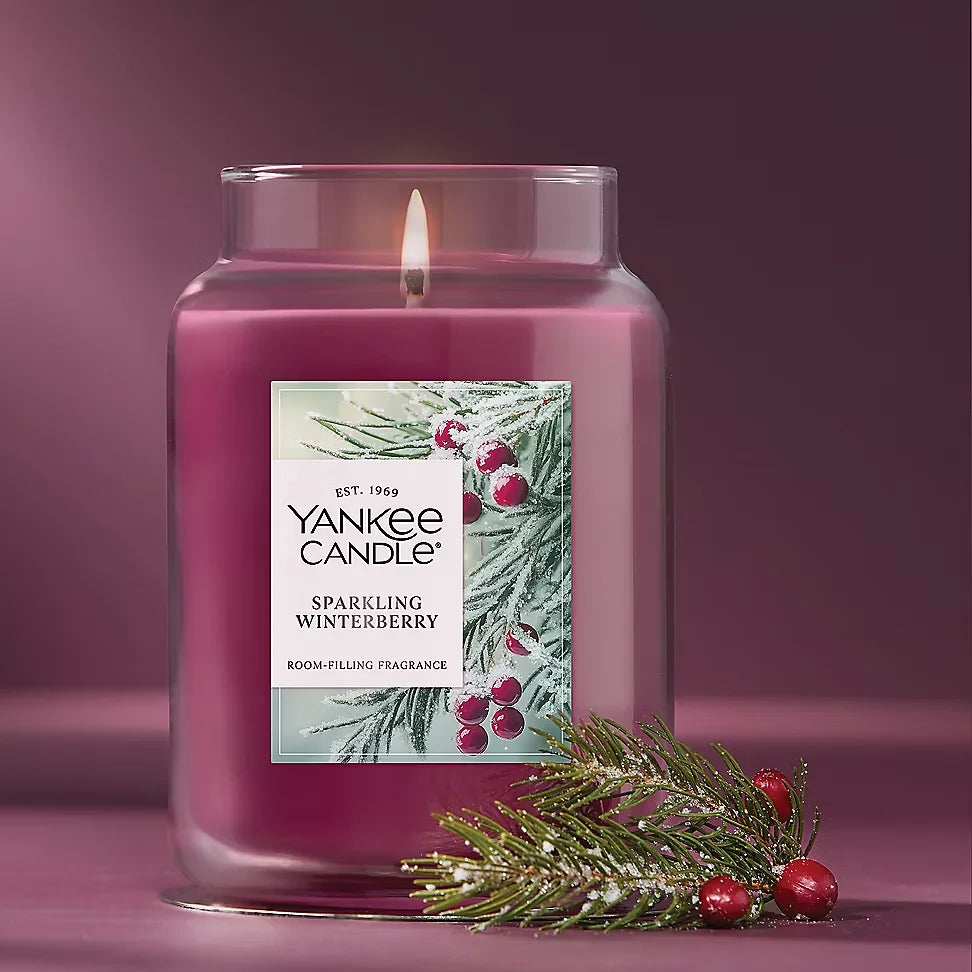 Sparkling Winterberry Original Large Jar Candle