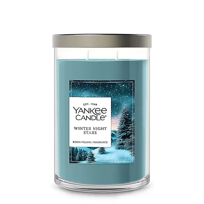 Winter Night Stars Original Large Jar Candle